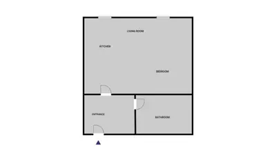 a floor plan of a house at Blueground Nusle city view nr Vysehrad PRG-62 in Prague