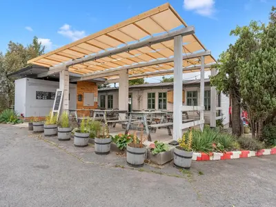 a pavilion with a bunch of potted plants at Holiday Home Prima Plus by Interhome in Prague