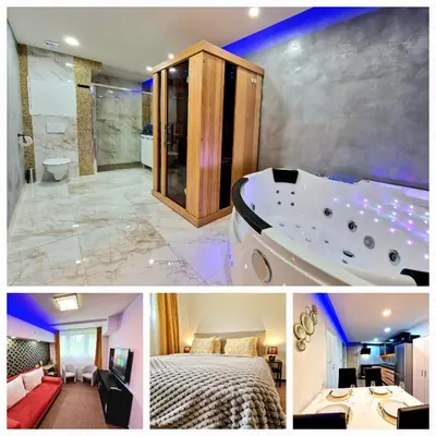 Gallery image of Wellness Gold apartment with Private SAUNA & JACUZZI in Prague